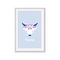 Picture of Kids Taurus Zodiac _GroupedProduct_Rectangle_Portrait_Framed_Matted_