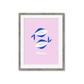 Picture of Kids Pisces Zodiac _GroupedProduct_Rectangle_Portrait_Framed_Matted_