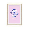 Picture of Kids Pisces Zodiac _GroupedProduct_Rectangle_Portrait_Framed_Matted_