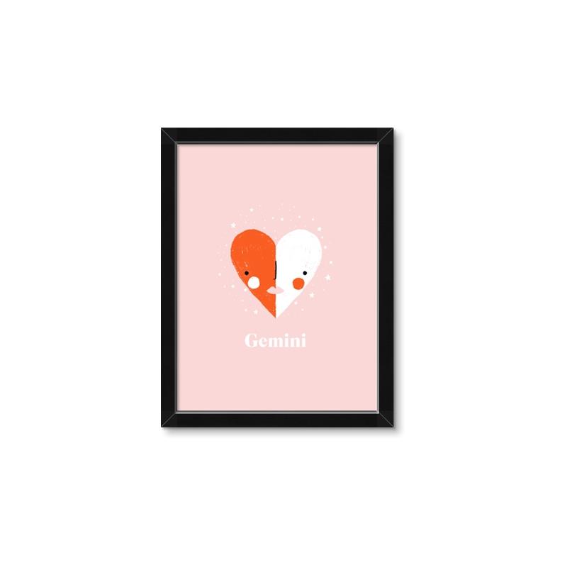 Picture of Kids Gemini Zodiac _GroupedProduct_Rectangle_Portrait_Framed_Matted_