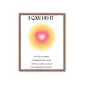 Picture of Motivational Aura Poster _GroupedProduct_Rectangle_Portrait_Framed_Matted_