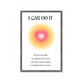Picture of Motivational Aura Poster _GroupedProduct_Rectangle_Portrait_Framed_Matted_
