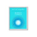 Picture of Pisces Zodiac Print Art _GroupedProduct_Rectangle_Portrait_Framed_Matted_