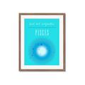 Picture of Pisces Zodiac Print Art _GroupedProduct_Rectangle_Portrait_Framed_Matted_
