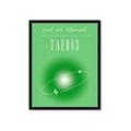 Picture of Taurus Zodiac Print Art _GroupedProduct_Rectangle_Portrait_Framed_Matted_