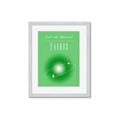 Picture of Taurus Zodiac Print Art _GroupedProduct_Rectangle_Portrait_Framed_Matted_