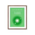 Picture of Taurus Zodiac Print Art _GroupedProduct_Rectangle_Portrait_Framed_Matted_