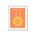 Picture of Aries Zodiac Print Art _GroupedProduct_Rectangle_Portrait_Framed_Matted_