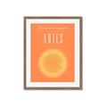 Picture of Aries Zodiac Print Art _GroupedProduct_Rectangle_Portrait_Framed_Matted_