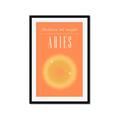 Picture of Aries Zodiac Print Art _GroupedProduct_Rectangle_Portrait_Framed_Matted_