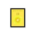 Picture of Leo Zodiac Print Art _GroupedProduct_Rectangle_Portrait_Framed_Matted_