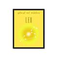 Picture of Leo Zodiac Print Art _GroupedProduct_Rectangle_Portrait_Framed_Matted_