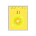 Picture of Leo Zodiac Print Art _GroupedProduct_Rectangle_Portrait_Framed_Matted_