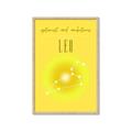 Picture of Leo Zodiac Print Art _GroupedProduct_Rectangle_Portrait_Framed_Matted_