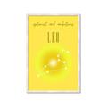 Picture of Leo Zodiac Print Art _GroupedProduct_Rectangle_Portrait_Framed_Matted_