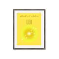 Picture of Leo Zodiac Print Art _GroupedProduct_Rectangle_Portrait_Framed_Matted_