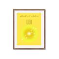 Picture of Leo Zodiac Print Art _GroupedProduct_Rectangle_Portrait_Framed_Matted_