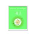 Picture of Virgo Zodiac Print Art _GroupedProduct_Rectangle_Portrait_Framed_Matted_