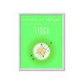 Picture of Virgo Zodiac Print Art _GroupedProduct_Rectangle_Portrait_Framed_Matted_
