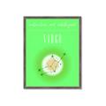 Picture of Virgo Zodiac Print Art _GroupedProduct_Rectangle_Portrait_Framed_Matted_