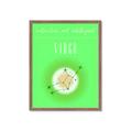 Picture of Virgo Zodiac Print Art _GroupedProduct_Rectangle_Portrait_Framed_Matted_