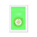 Picture of Virgo Zodiac Print Art _GroupedProduct_Rectangle_Portrait_Framed_Matted_