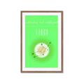 Picture of Virgo Zodiac Print Art _GroupedProduct_Rectangle_Portrait_Framed_Matted_