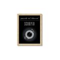 Picture of Scorpio Zodiac Print Art _GroupedProduct_Rectangle_Portrait_Framed_Matted_