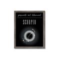 Picture of Scorpio Zodiac Print Art _GroupedProduct_Rectangle_Portrait_Framed_Matted_