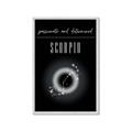 Picture of Scorpio Zodiac Print Art _GroupedProduct_Rectangle_Portrait_Framed_Matted_