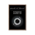 Picture of Scorpio Zodiac Print Art _GroupedProduct_Rectangle_Portrait_Framed_Matted_