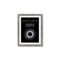 Picture of Scorpio Zodiac Print Art _GroupedProduct_Rectangle_Portrait_Framed_Matted_