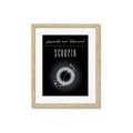 Picture of Scorpio Zodiac Print Art _GroupedProduct_Rectangle_Portrait_Framed_Matted_