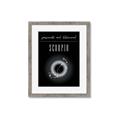 Picture of Scorpio Zodiac Print Art _GroupedProduct_Rectangle_Portrait_Framed_Matted_