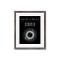 Picture of Scorpio Zodiac Print Art _GroupedProduct_Rectangle_Portrait_Framed_Matted_