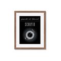 Picture of Scorpio Zodiac Print Art _GroupedProduct_Rectangle_Portrait_Framed_Matted_