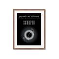 Picture of Scorpio Zodiac Print Art _GroupedProduct_Rectangle_Portrait_Framed_Matted_