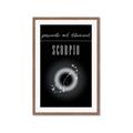 Picture of Scorpio Zodiac Print Art _GroupedProduct_Rectangle_Portrait_Framed_Matted_
