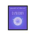 Picture of Capricorn Zodiac Print Art _GroupedProduct_Rectangle_Portrait_Framed_Matted_