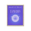 Picture of Capricorn Zodiac Print Art _GroupedProduct_Rectangle_Portrait_Framed_Matted_