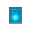 Picture of Aquarius Zodiac Print Art _GroupedProduct_Rectangle_Portrait_Framed_Matted_