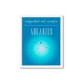 Picture of Aquarius Zodiac Print Art _GroupedProduct_Rectangle_Portrait_Framed_Matted_