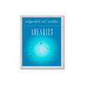 Picture of Aquarius Zodiac Print Art _GroupedProduct_Rectangle_Portrait_Framed_Matted_