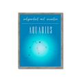 Picture of Aquarius Zodiac Print Art _GroupedProduct_Rectangle_Portrait_Framed_Matted_