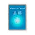 Picture of Aquarius Zodiac Print Art _GroupedProduct_Rectangle_Portrait_Framed_Matted_