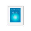 Picture of Aquarius Zodiac Print Art _GroupedProduct_Rectangle_Portrait_Framed_Matted_