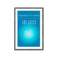 Picture of Aquarius Zodiac Print Art _GroupedProduct_Rectangle_Portrait_Framed_Matted_