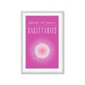 Picture of Sagittarius Zodiac Print Art _GroupedProduct_Rectangle_Portrait_Framed_Matted_