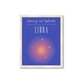 Picture of Libra Zodiac Print Art _GroupedProduct_Rectangle_Portrait_Framed_Matted_