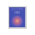 Picture of Libra Zodiac Print Art _GroupedProduct_Rectangle_Portrait_Framed_Matted_
